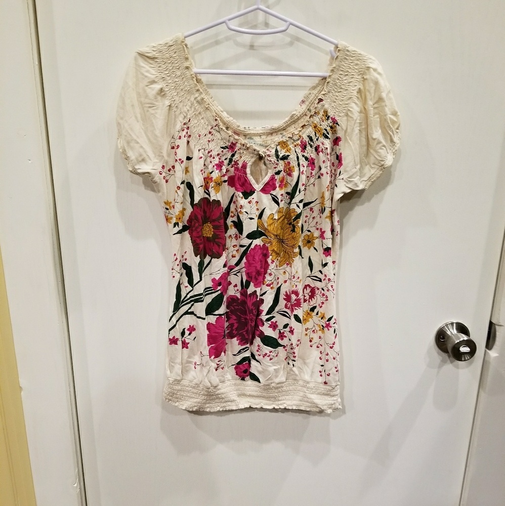 Lucky Brand Flowered Shirt